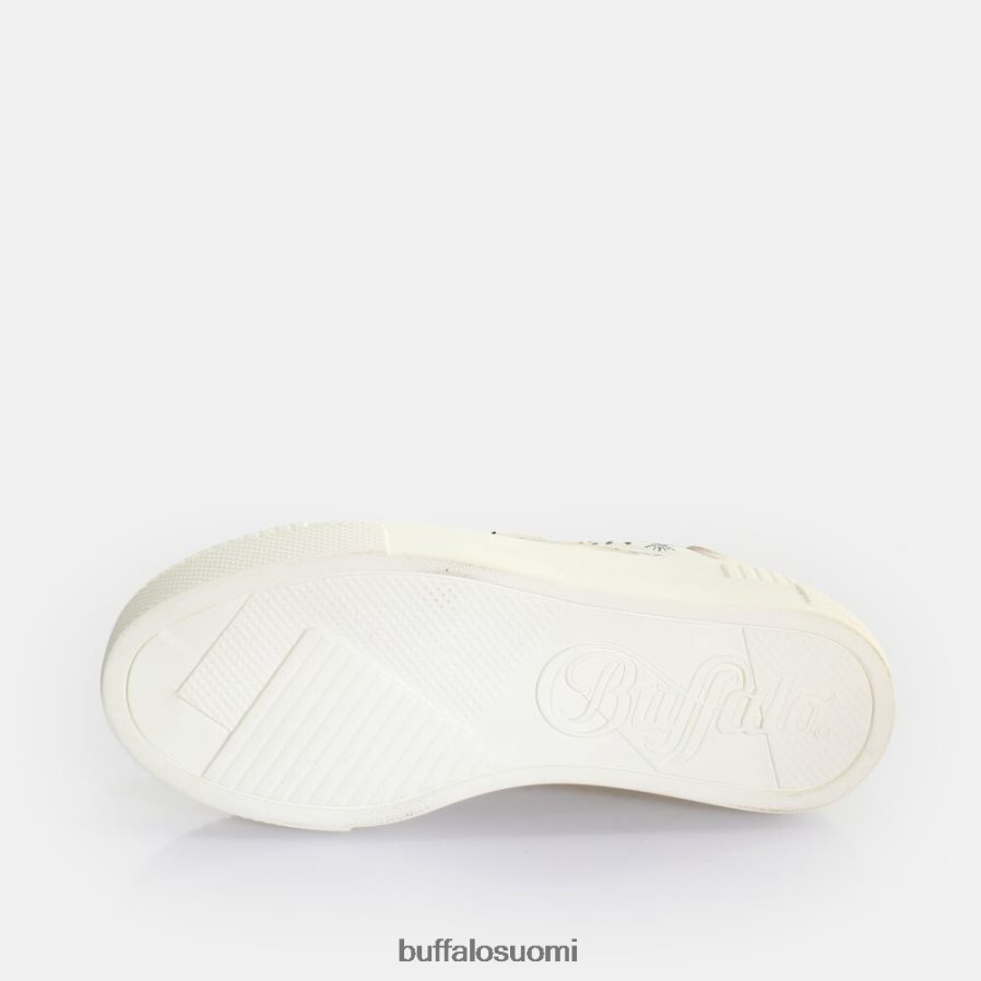 paritettu laceup lo sneaker matala vegaani DZ48H4545 valkoinen graffiti Buffalo |lenkkarit