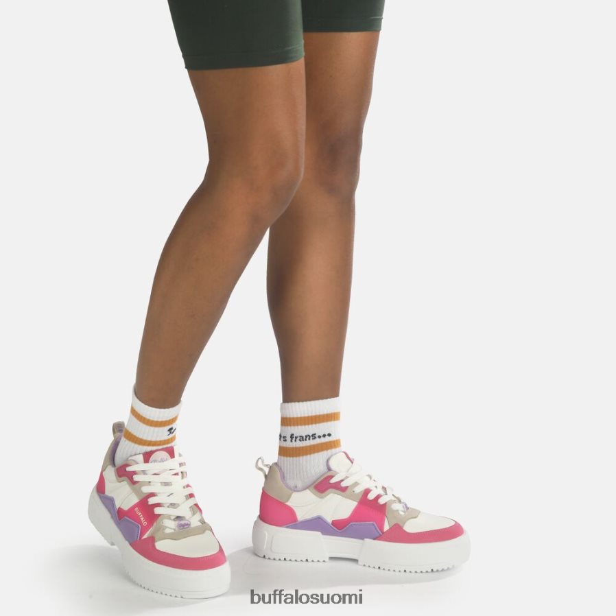 rse v2 matalat vegaaniset lenkkarit DZ48H4516 valkoinen/violetti/vaaleanpunainen Buffalo |lenkkarit