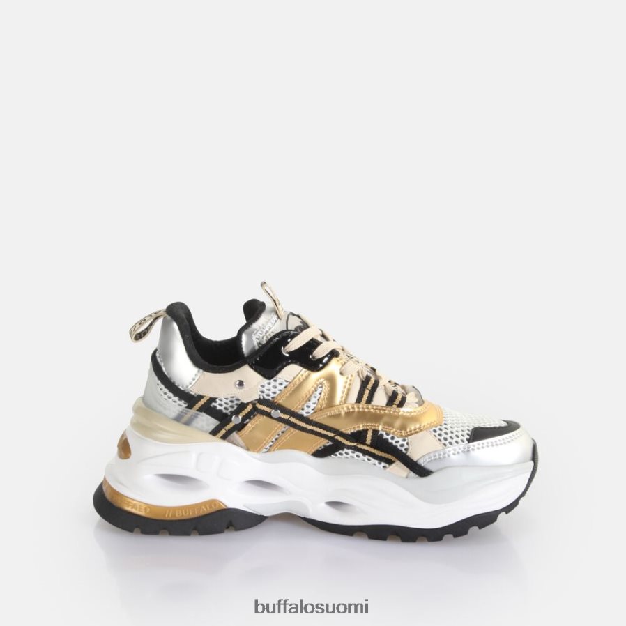 triplet hollow trainer matala vegaani DZ48H4129 kulta/hopea/musta Buffalo |lenkkarit