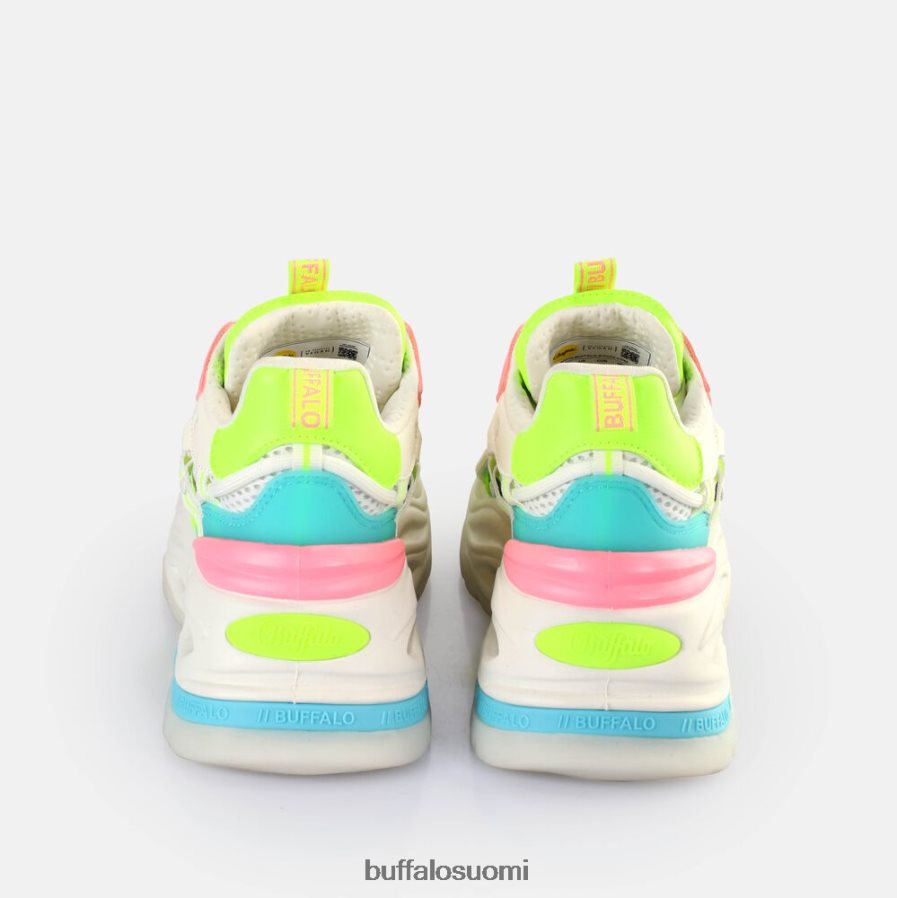 triplet ontto lenkkarit matalat vegaaniset DZ48H4128 valkoinen/neon monivärinen Buffalo |lenkkarit