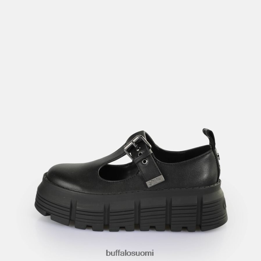 ava mary loafers vegaani DZ48H4525 musta Buffalo |loafers