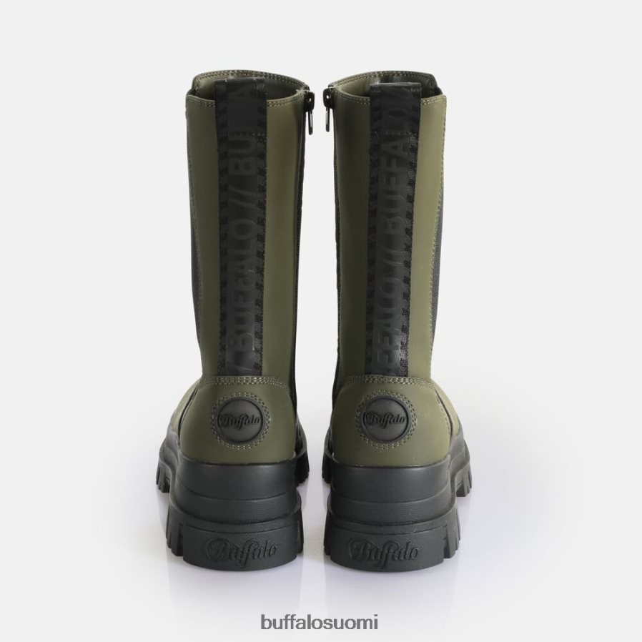 aspha clf sade chelsea hi boot vegan DZ48H4513 khaki Buffalo |saappaat