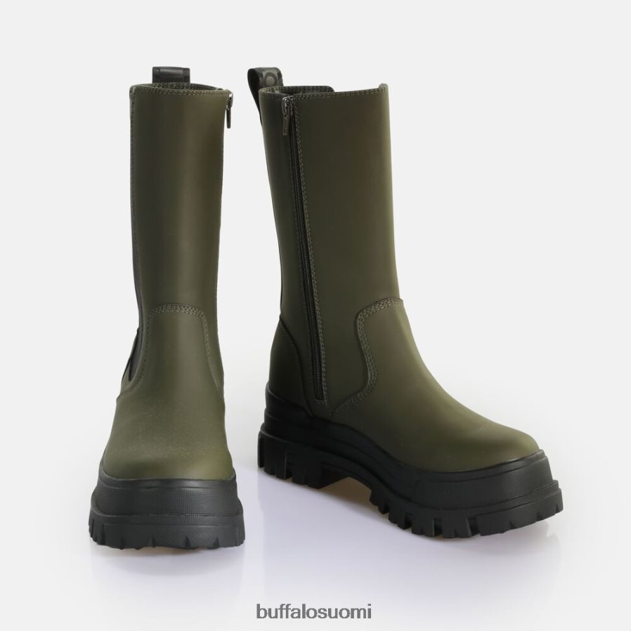 aspha clf sade chelsea hi boot vegan DZ48H4513 khaki Buffalo |saappaat