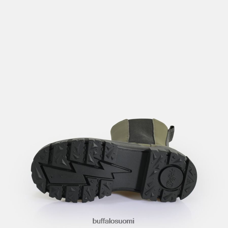 aspha clf sade chelsea hi boot vegan DZ48H4513 khaki Buffalo |saappaat