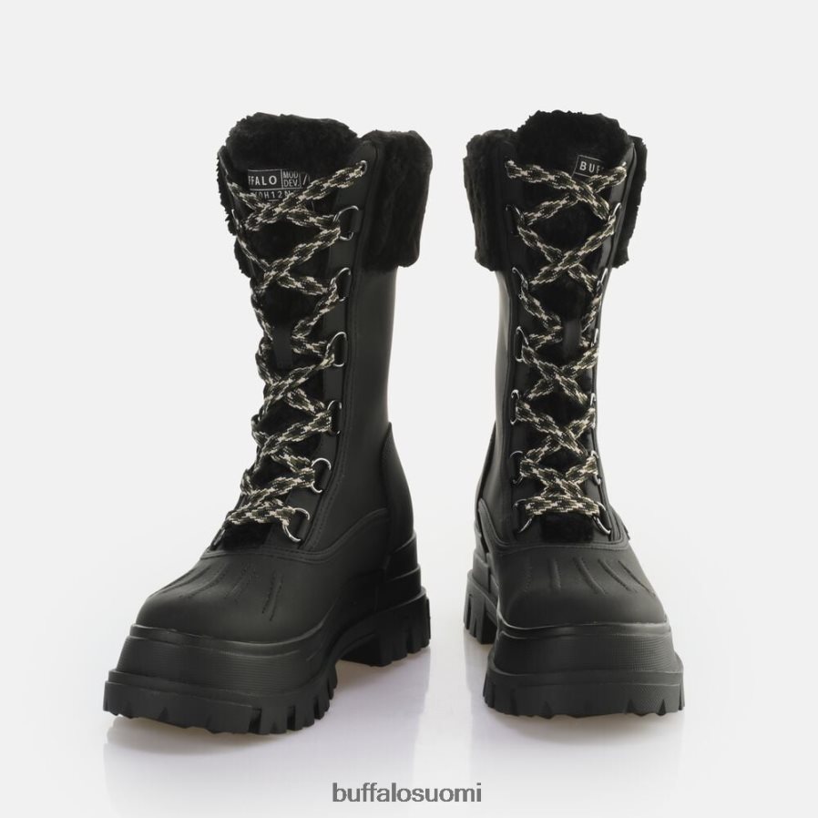 aspha duck boot lämmin boot vegaaninen DZ48H4471 musta Buffalo |saappaat