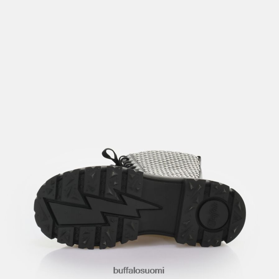 aspha on pin laceup hi boot vegan DZ48H4507 musta Buffalo |saappaat