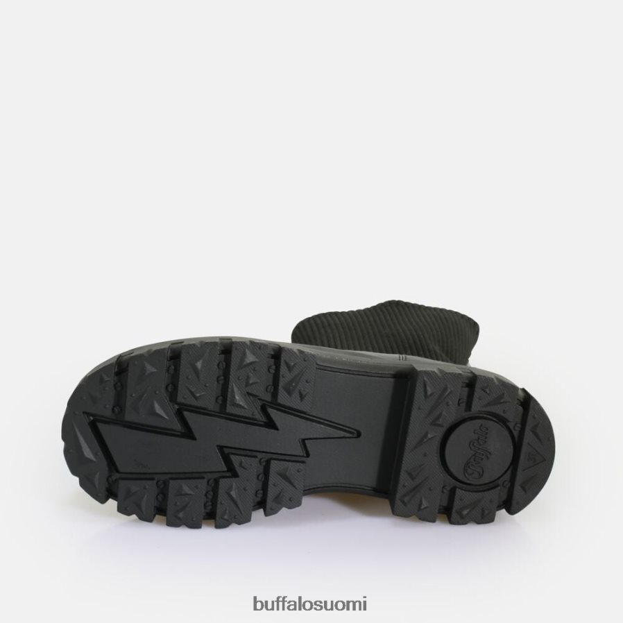 aspha sock boot short boot vegaani DZ48H4538 musta Buffalo |saappaat