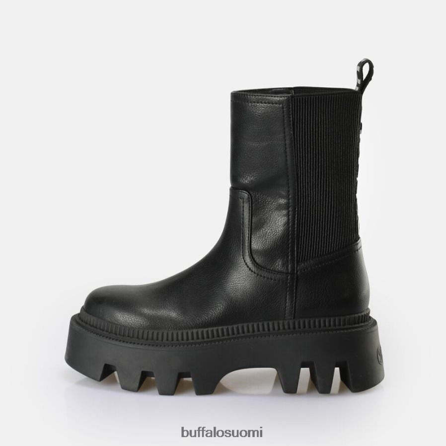 flora chelsea hei boot vegaani DZ48H4636 musta Buffalo |saappaat