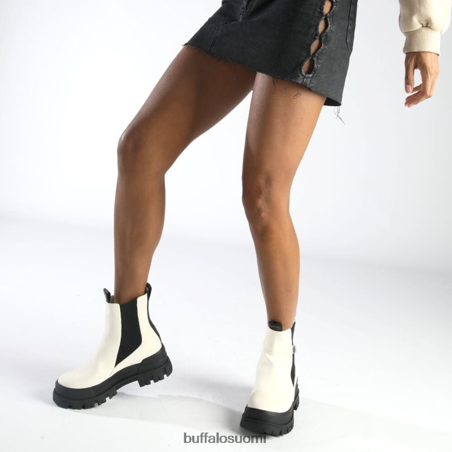 aspha chelsea mid ankle boot vegaani DZ48H4478 munankuori/musta Buffalo |saappaat