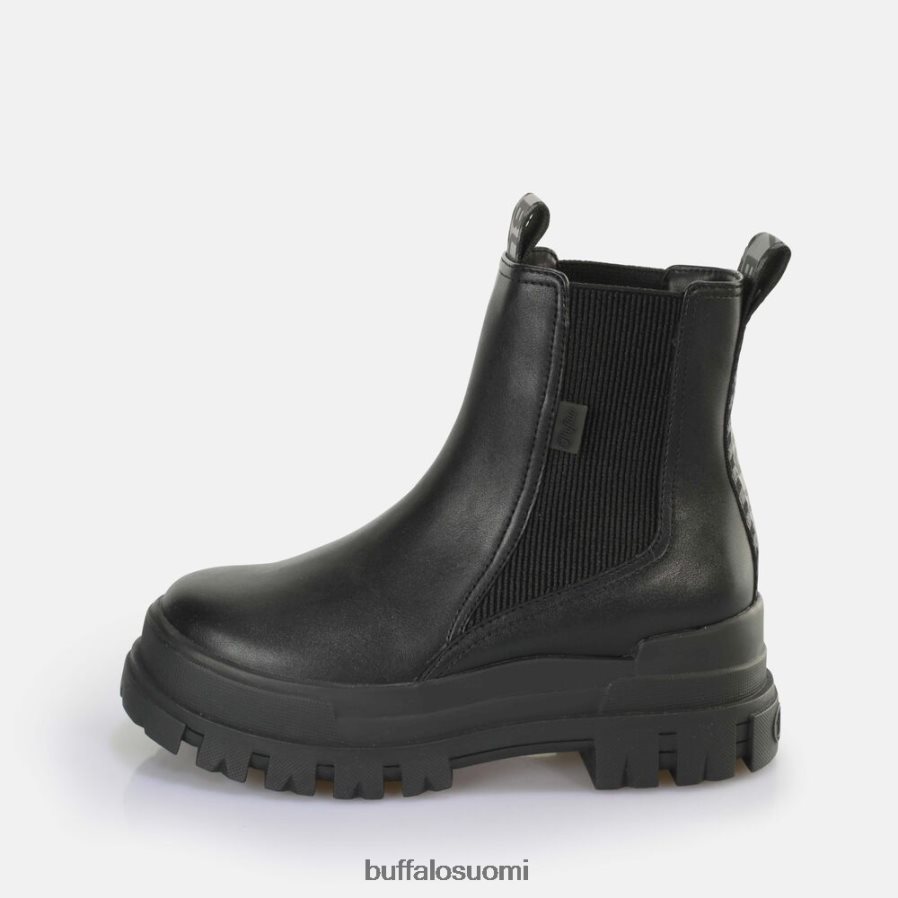 aspha chelsea mid ankle boot vegaani DZ48H4481 musta Buffalo |saappaat