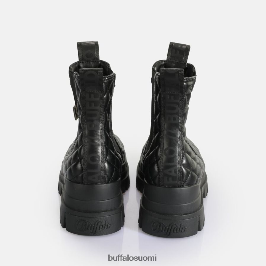 aspha chelsea mid ankle boot vegaani DZ48H4536 musta tyyny Buffalo |saappaat