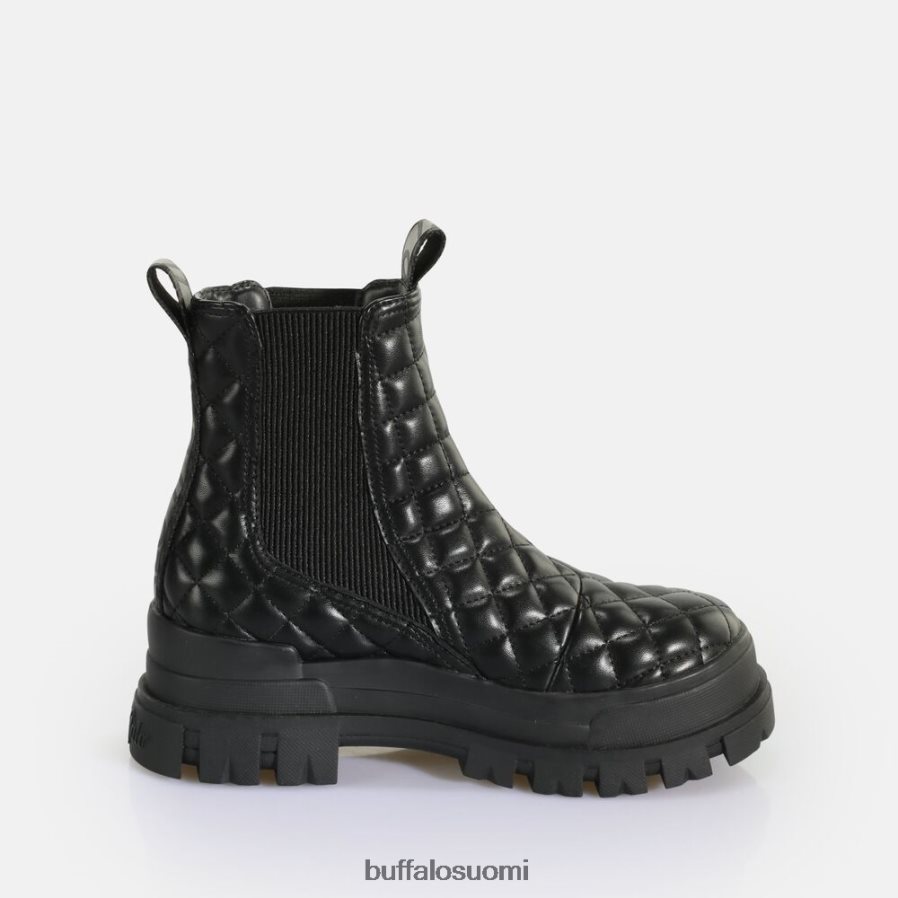 aspha chelsea mid ankle boot vegaani DZ48H4536 musta tyyny Buffalo |saappaat