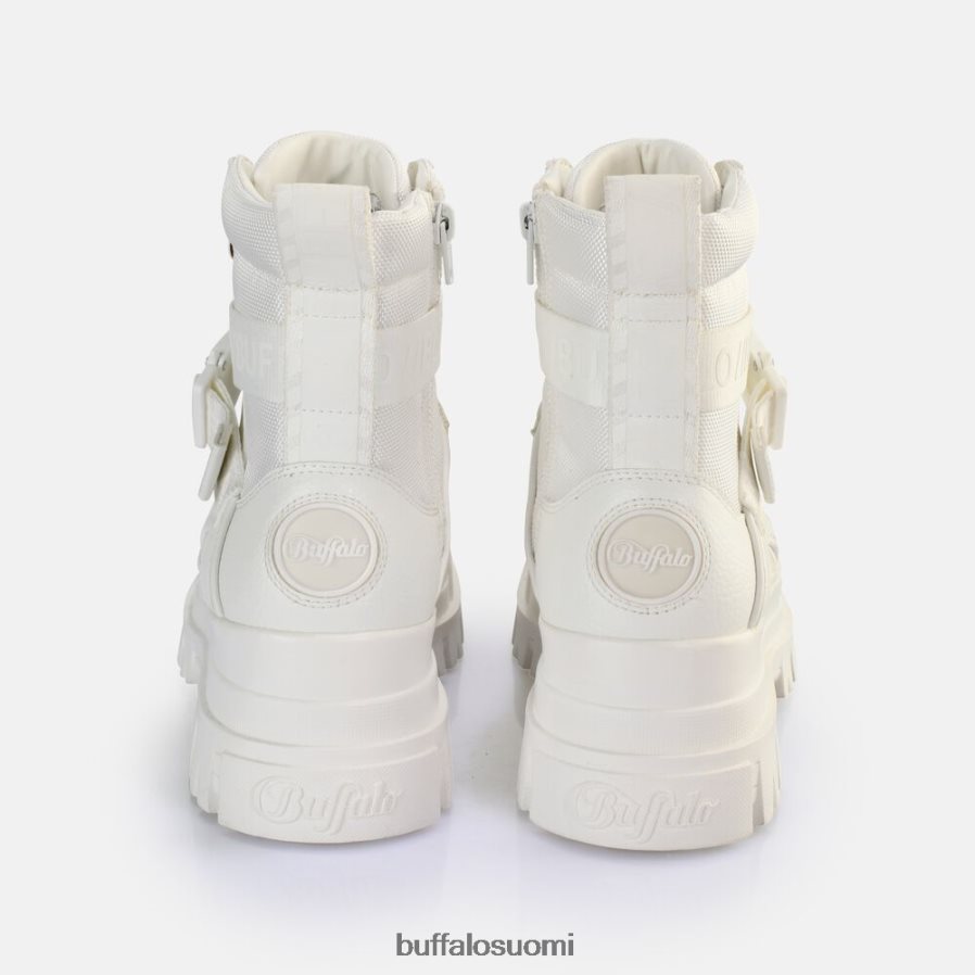 aspha com1 laceup mid ankle boot vegaani DZ48H4793 valkoinen Buffalo |saappaat