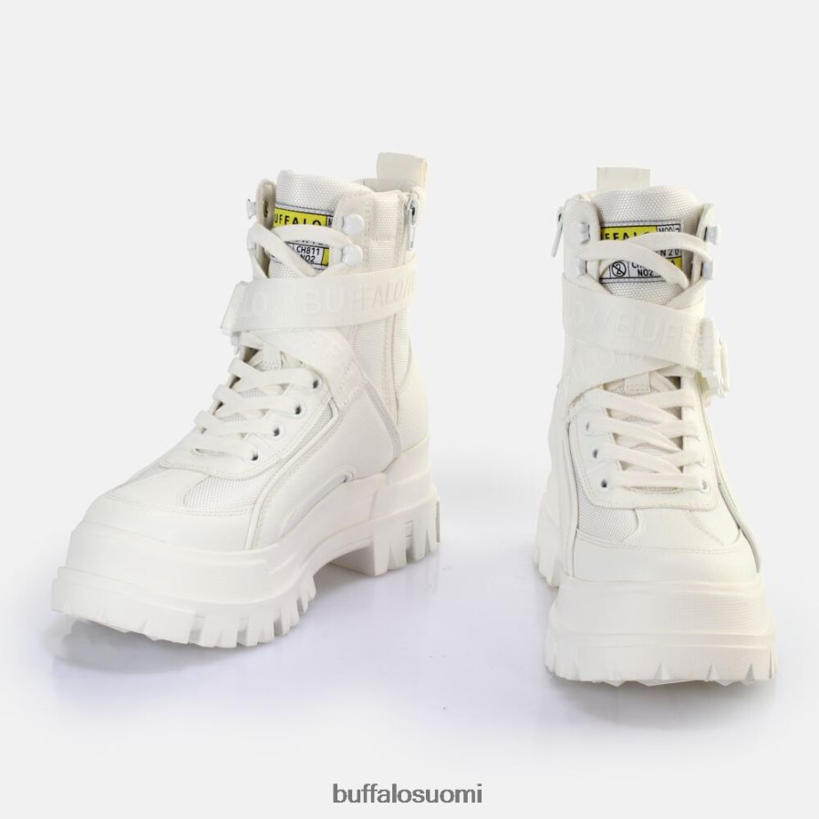 aspha com1 laceup mid ankle boot vegaani DZ48H4793 valkoinen Buffalo |saappaat