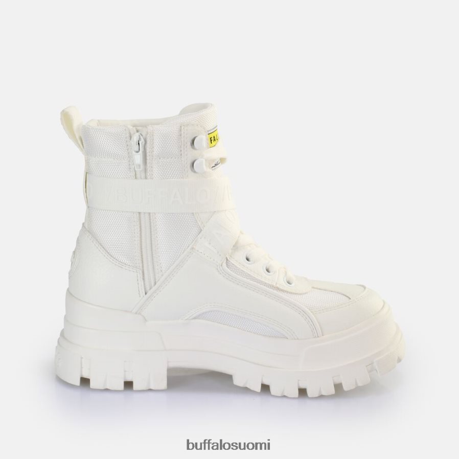 aspha com1 laceup mid ankle boot vegaani DZ48H4793 valkoinen Buffalo |saappaat