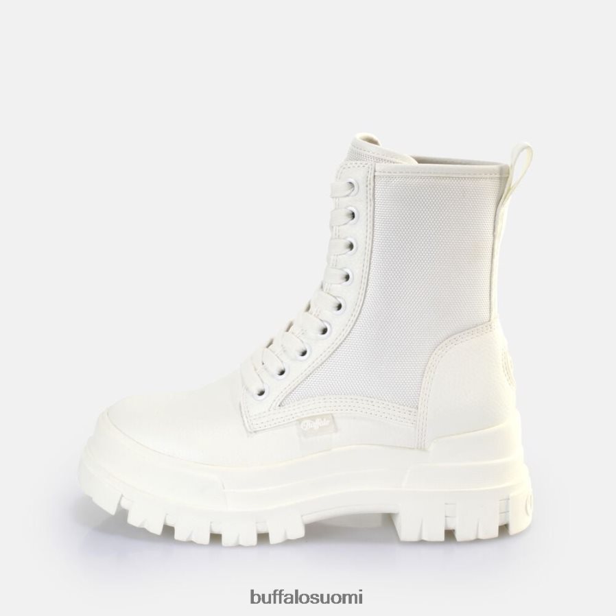 aspha com2 laceup mid ankle boot vegaaninen DZ48H4191 valkoinen Buffalo |saappaat