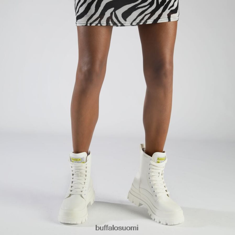 aspha com2 laceup mid ankle boot vegaaninen DZ48H4191 valkoinen Buffalo |saappaat