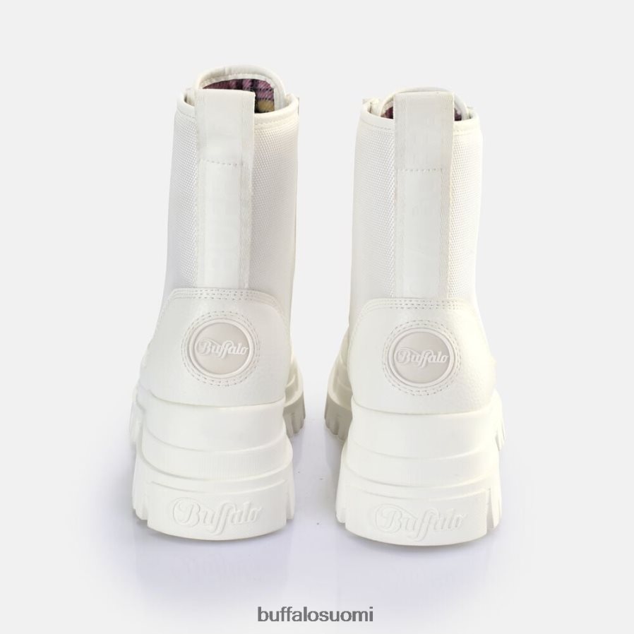 aspha com2 laceup mid ankle boot vegaaninen DZ48H4191 valkoinen Buffalo |saappaat