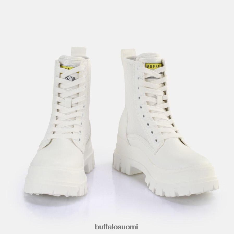 aspha com2 laceup mid ankle boot vegaaninen DZ48H4191 valkoinen Buffalo |saappaat