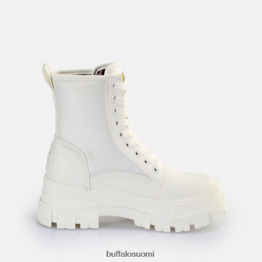 aspha com2 laceup mid ankle boot vegaaninen DZ48H4191 valkoinen Buffalo |saappaat