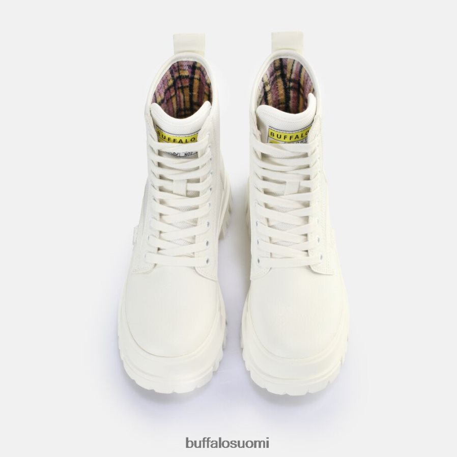 aspha com2 laceup mid ankle boot vegaaninen DZ48H4191 valkoinen Buffalo |saappaat