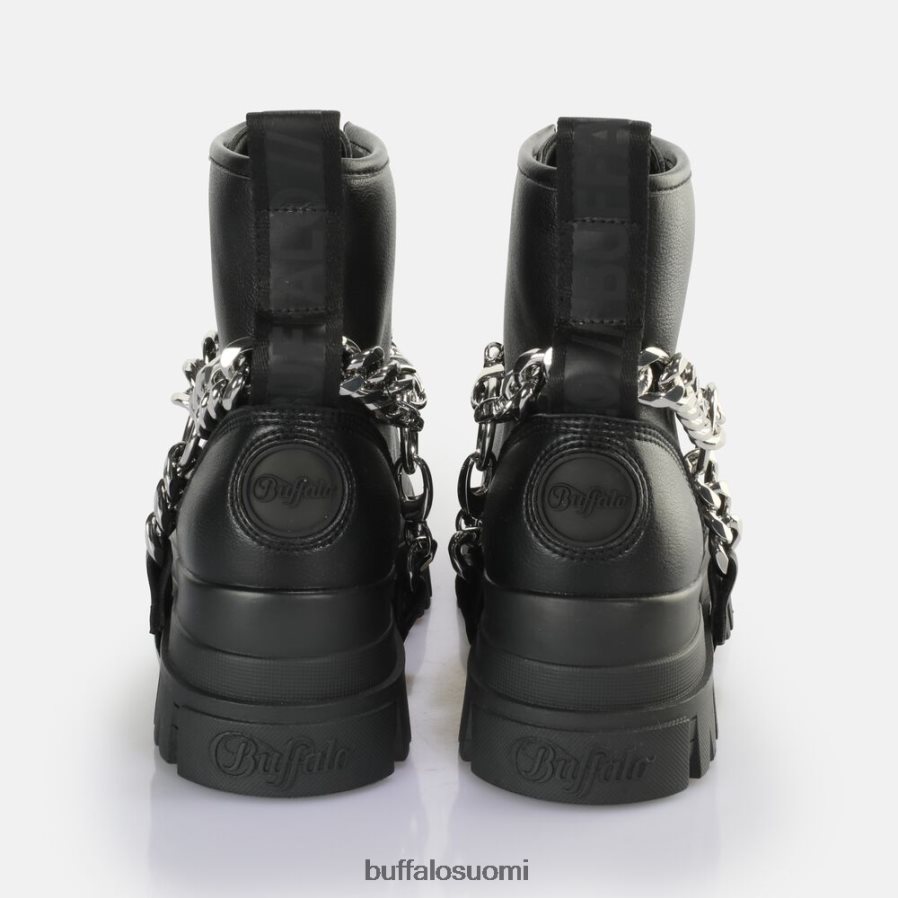 aspha-ketju 2.0 nilkkurit vegaani DZ48H4564 musta/hopea Buffalo |saappaat