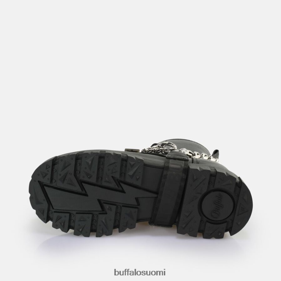 aspha-ketju 2.0 nilkkurit vegaani DZ48H4564 musta/hopea Buffalo |saappaat