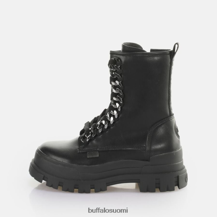 aspha-ketjunauha nilkka-saappaat vegaaninen DZ48H4784 musta Buffalo |saappaat