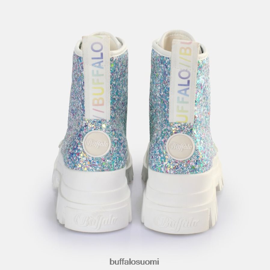 aspha lace up hi ankle boot vegaani DZ48H4372 hopea/kerma Buffalo |saappaat