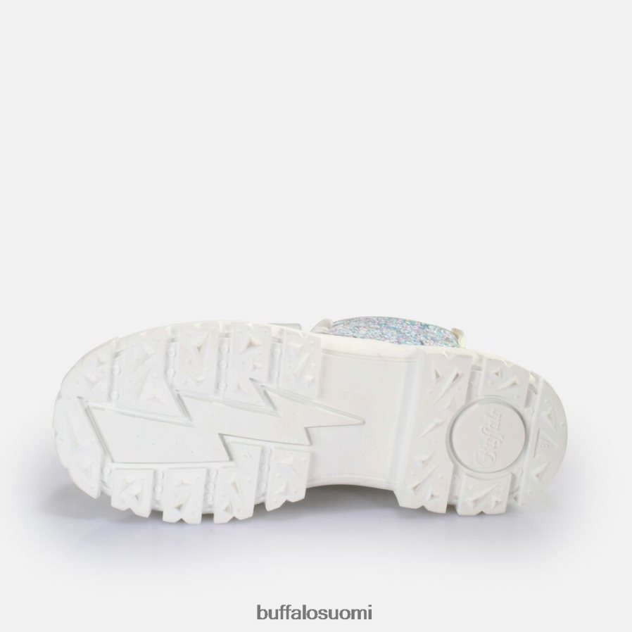 aspha lace up hi ankle boot vegaani DZ48H4372 hopea/kerma Buffalo |saappaat