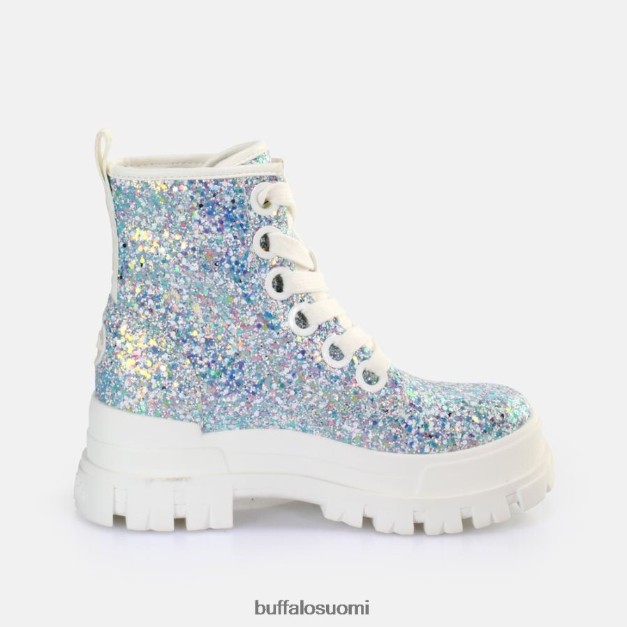 aspha lace up hi ankle boot vegaani DZ48H4372 hopea/kerma Buffalo |saappaat