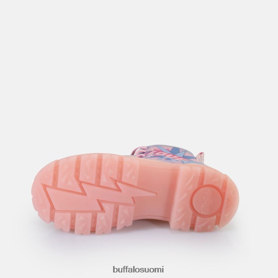 aspha lace up hi ankle boot vegaani DZ48H4437 violetti rakkaus Buffalo |saappaat