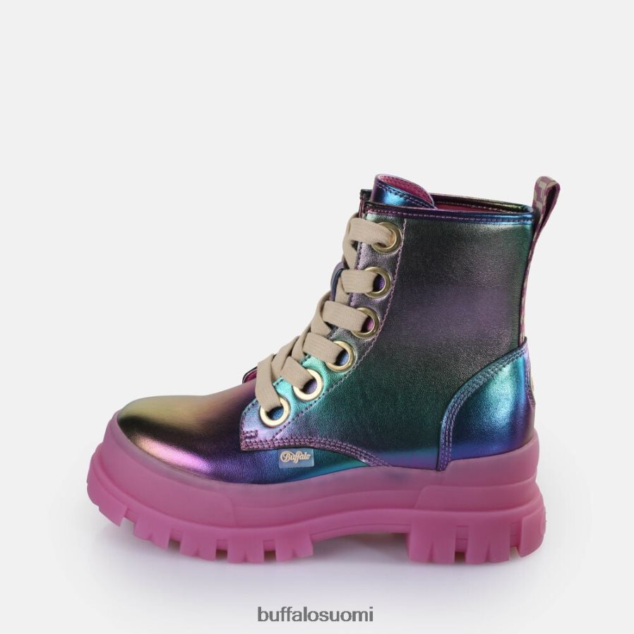 aspha lace up hi ankle boot vegaani DZ48H4439 merenneito violetti Buffalo |saappaat