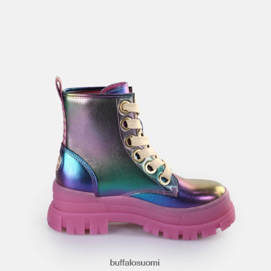 aspha lace up hi ankle boot vegaani DZ48H4439 merenneito violetti Buffalo |saappaat