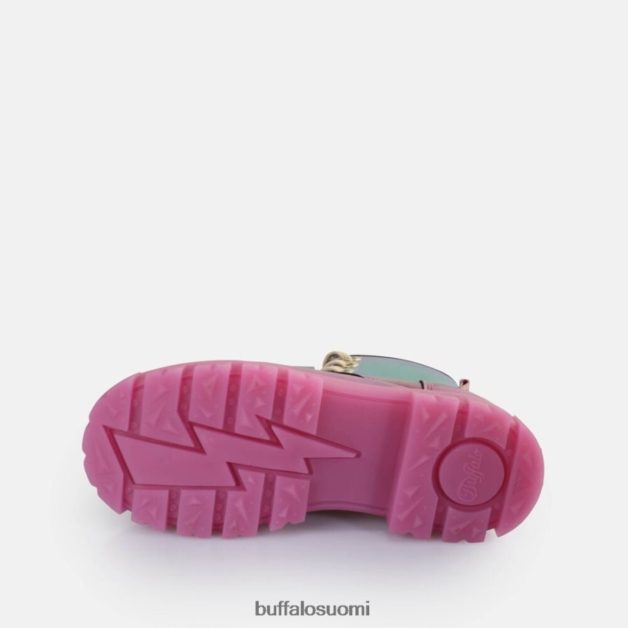 aspha lace up hi ankle boot vegaani DZ48H4439 merenneito violetti Buffalo |saappaat