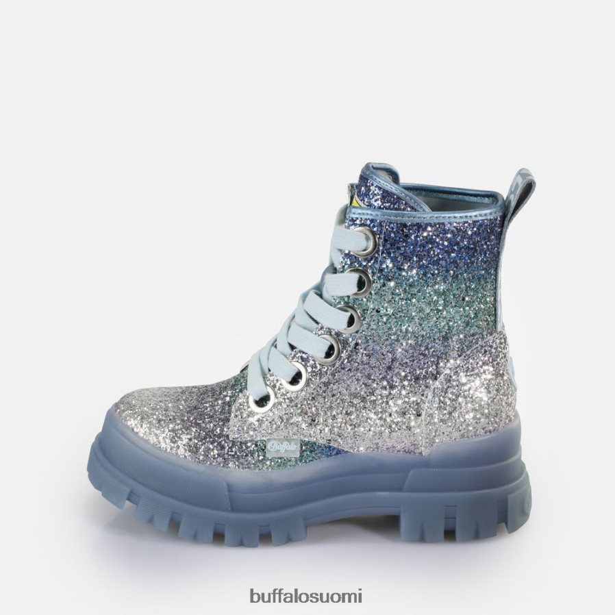 aspha lace up hi ankle boot vegaani DZ48H4440 hopeanharmaa Buffalo |saappaat