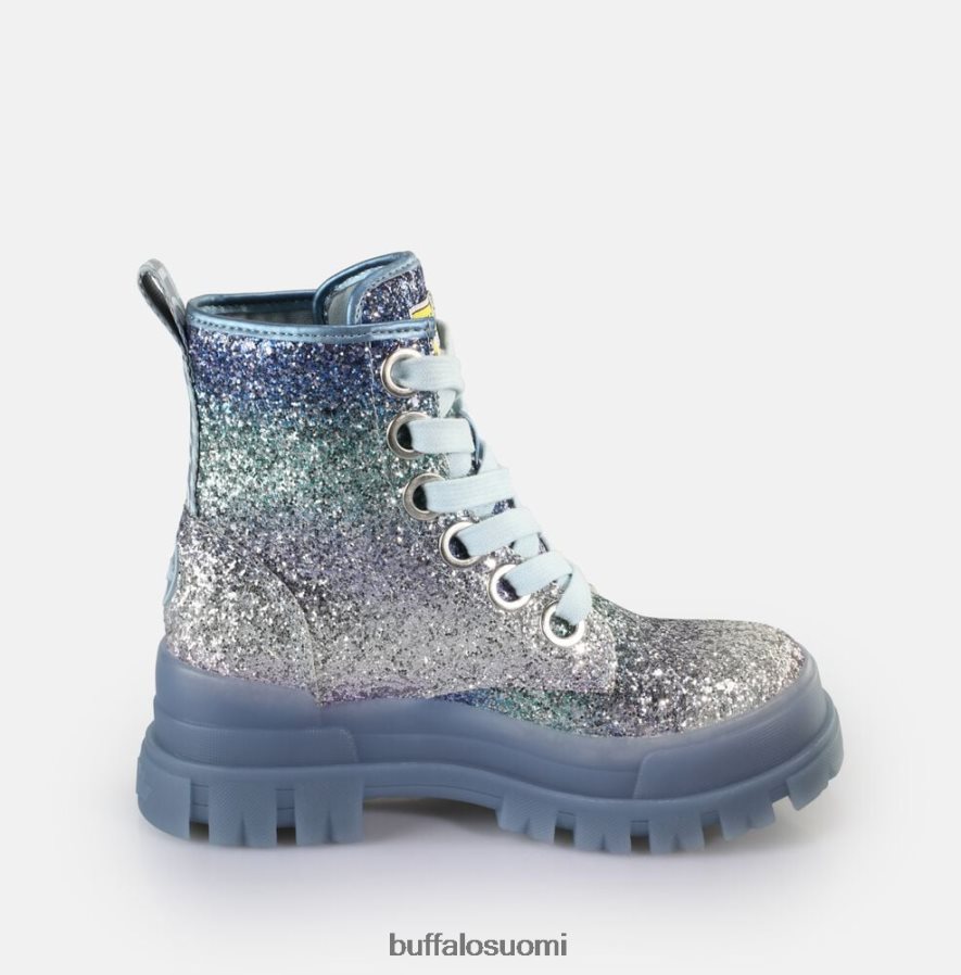 aspha lace up hi ankle boot vegaani DZ48H4440 hopeanharmaa Buffalo |saappaat