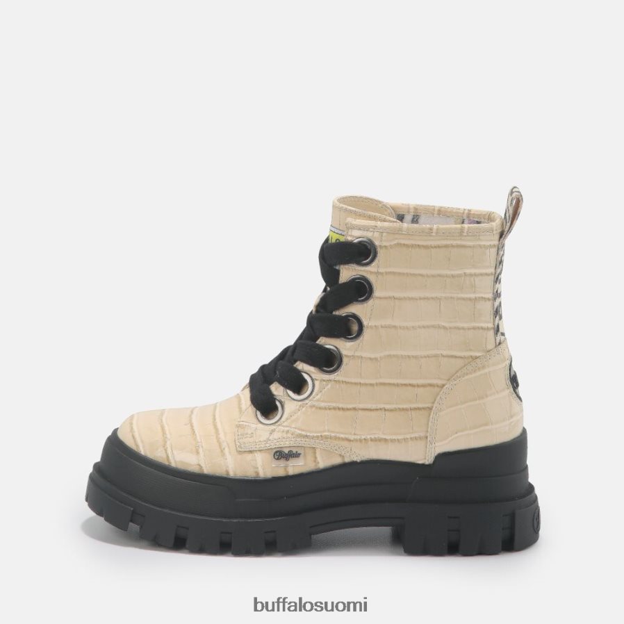 aspha lace up hi bootie flat vegaani DZ48H4371 kerma Buffalo |saappaat