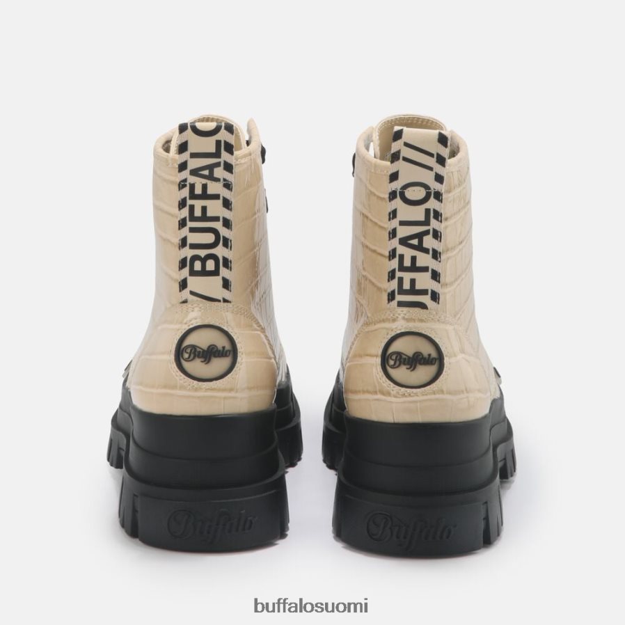 aspha lace up hi bootie flat vegaani DZ48H4371 kerma Buffalo |saappaat