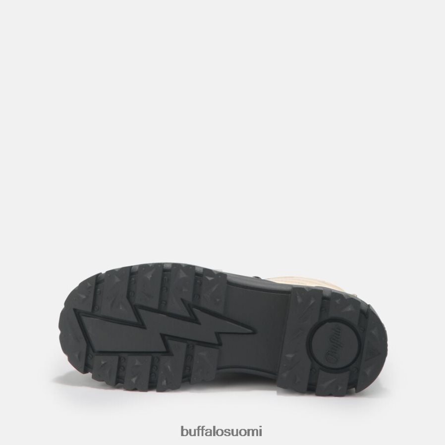 aspha lace up hi bootie flat vegaani DZ48H4371 kerma Buffalo |saappaat