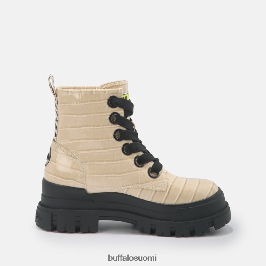 aspha lace up hi bootie flat vegaani DZ48H4371 kerma Buffalo |saappaat