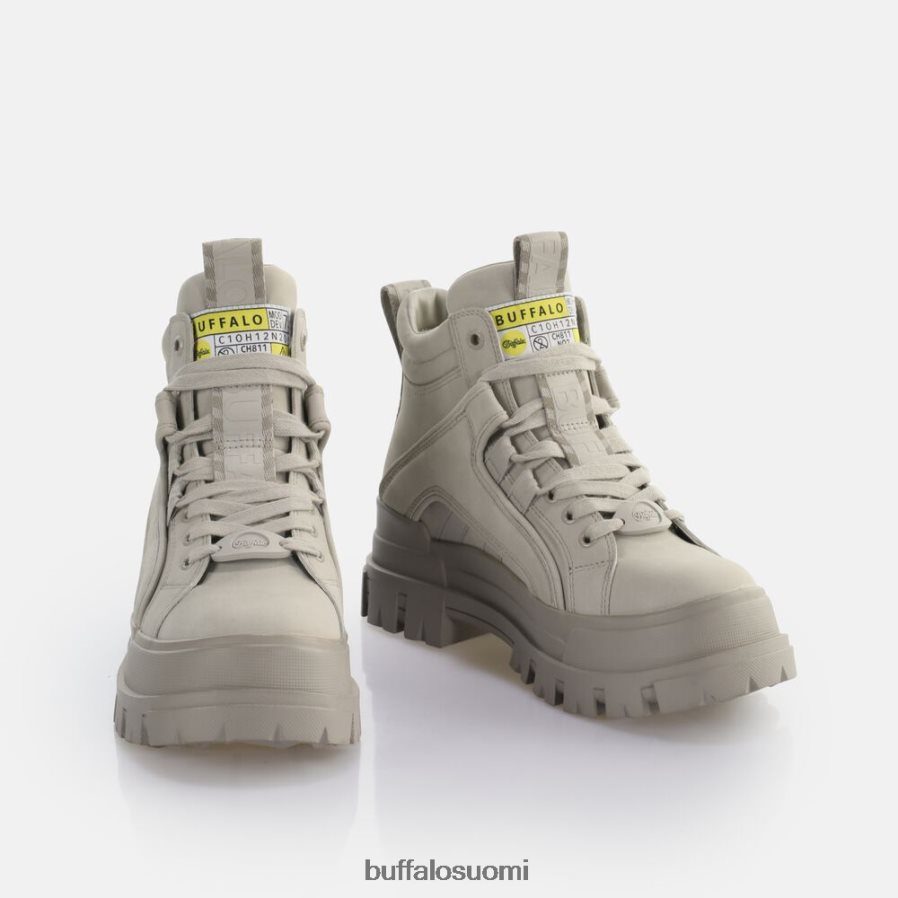 aspha nc mid laceup nilkka-saappaat vegaaninen DZ48H4630 vaalean harmaa Buffalo |saappaat