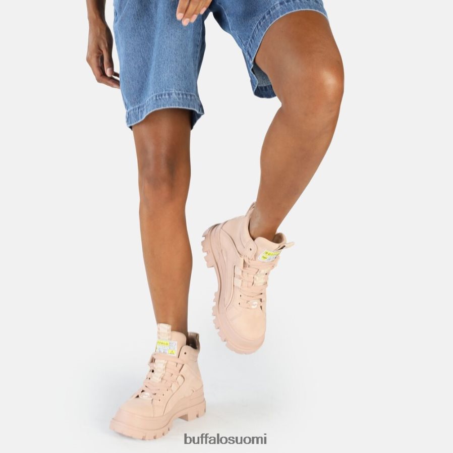 aspha nc mid laceup nilkka-saappaat vegaaninen DZ48H4682 vaalea pinkki Buffalo |saappaat