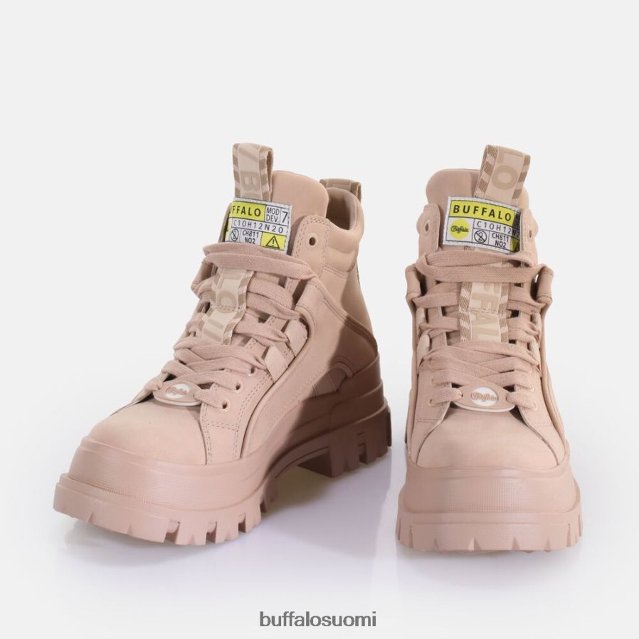 aspha nc mid laceup nilkka-saappaat vegaaninen DZ48H4682 vaalea pinkki Buffalo |saappaat