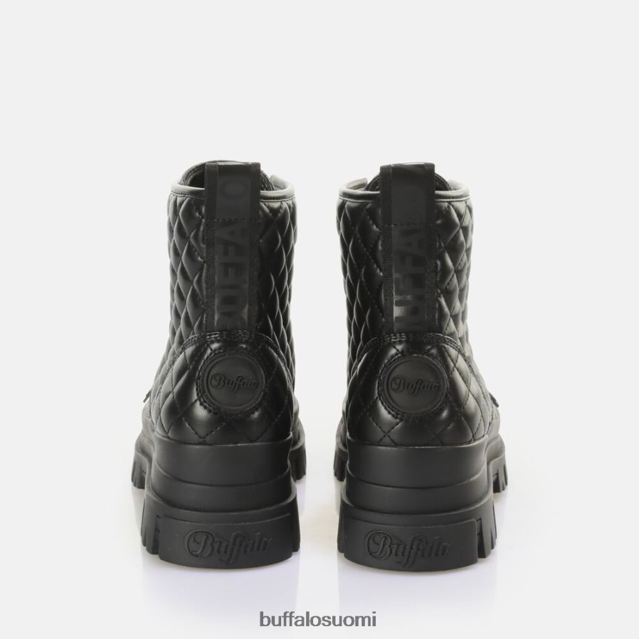 aspha rld laceup mid nilk-boot vegaani DZ48H4196 musta Buffalo |saappaat