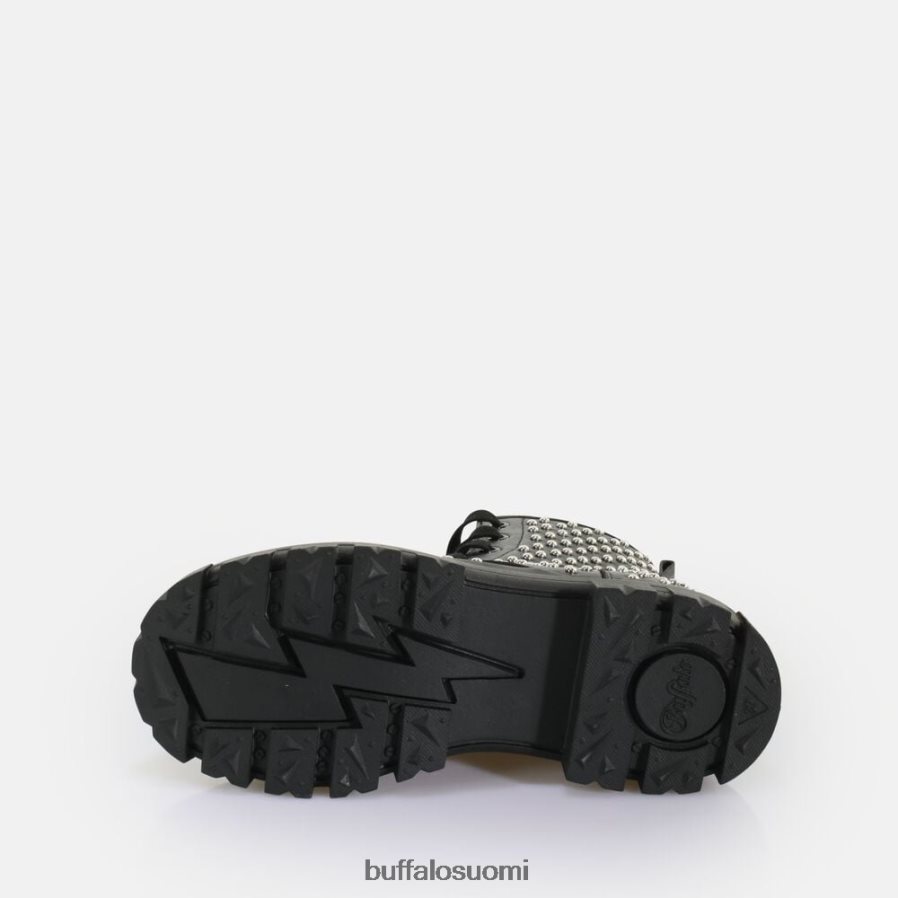 aspha rld pinnenauha mid nilk-saapas vegaaninen DZ48H4367 musta Buffalo |saappaat