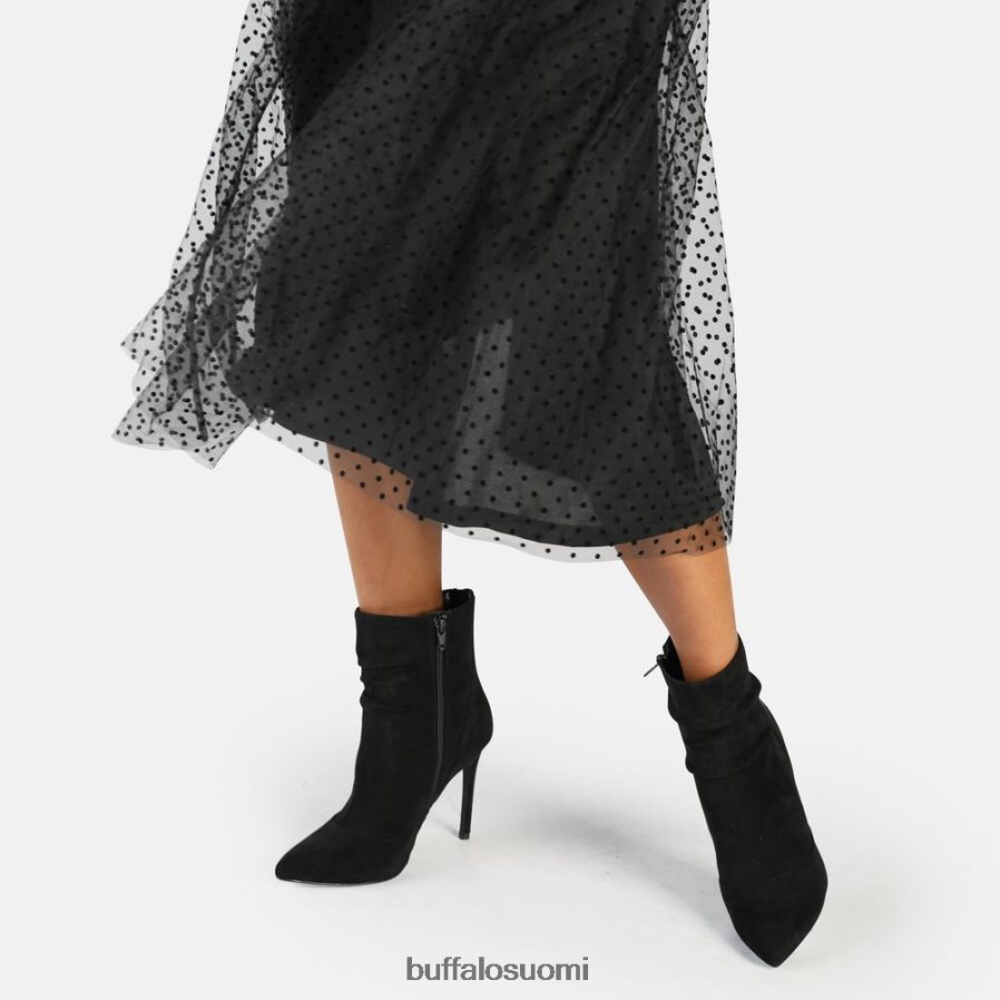 juliet vetoketjullinen nilkkasaappaat nilkkurit vegaani DZ48H4827 musta Buffalo |saappaat