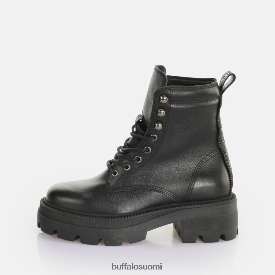 neliönmuotoinen nauhallinen keskinilkkuri DZ48H4151 musta Buffalo |saappaat