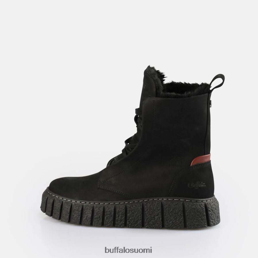 rampa lace up hei lämmin nilkkurit DZ48H4464 musta Buffalo |saappaat