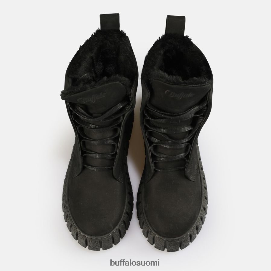 rampa lace up hei lämmin nilkkurit DZ48H4464 musta Buffalo |saappaat